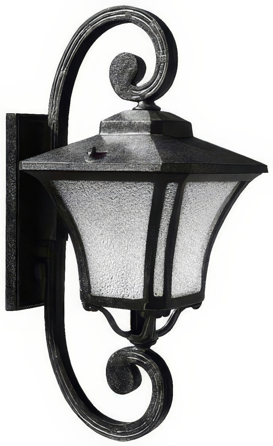 Dabmar Lighting GM211-L9-27K-B black outdoor wall light fixture