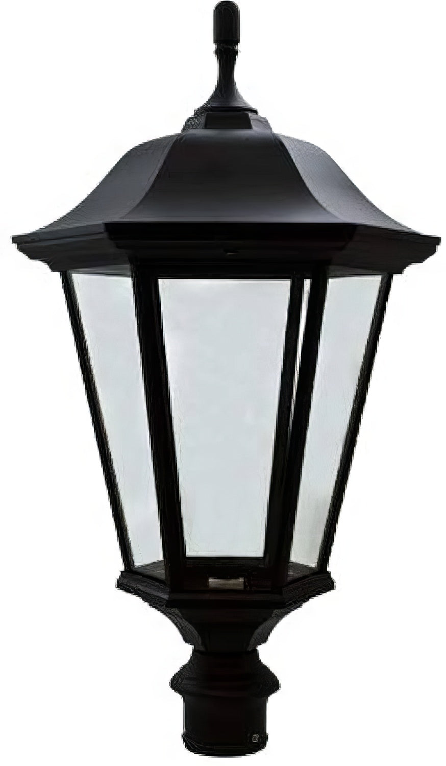 Dabmar Lighting GM225-B black large post top fixture