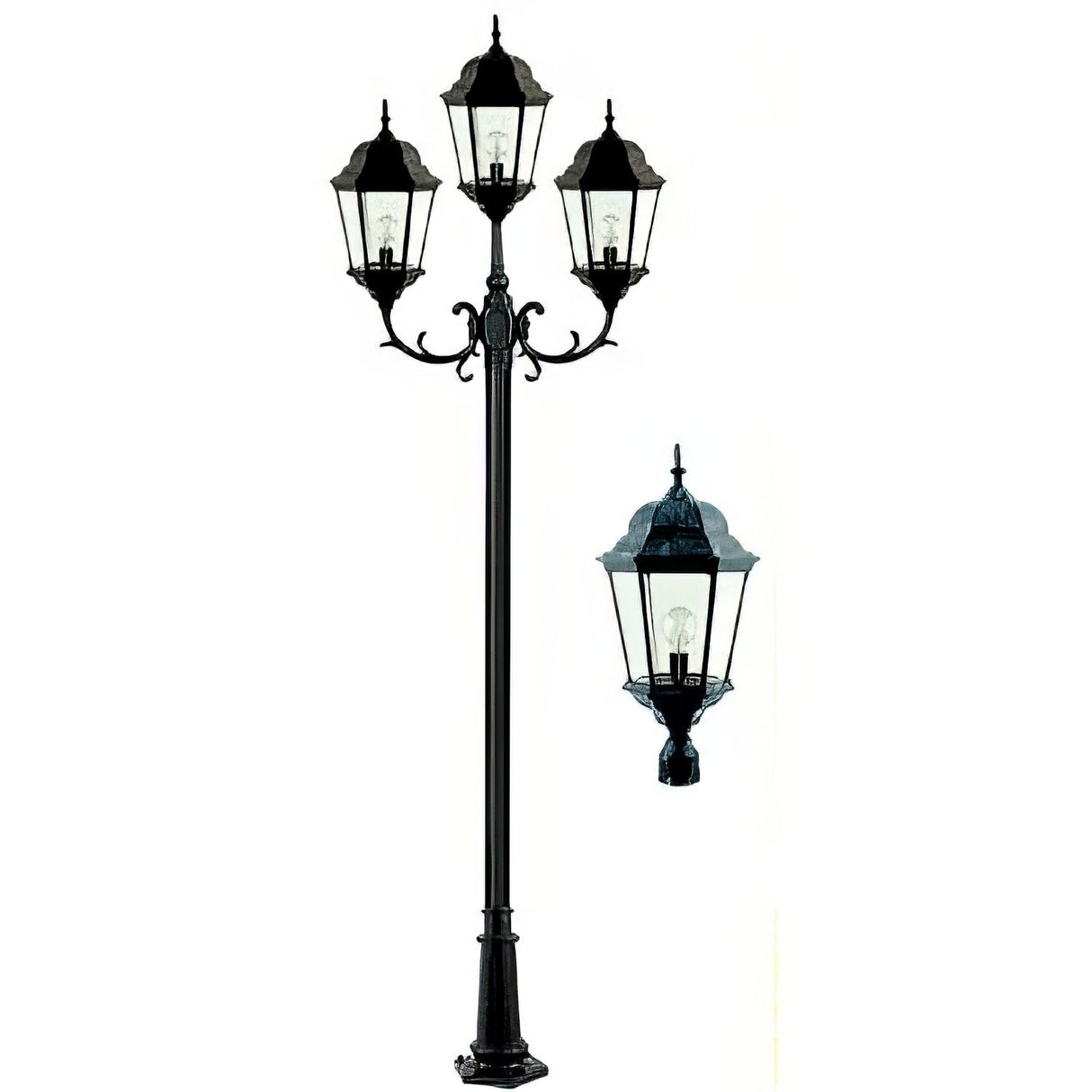 Dabmar Lighting GM2303-VG verde green post fixture