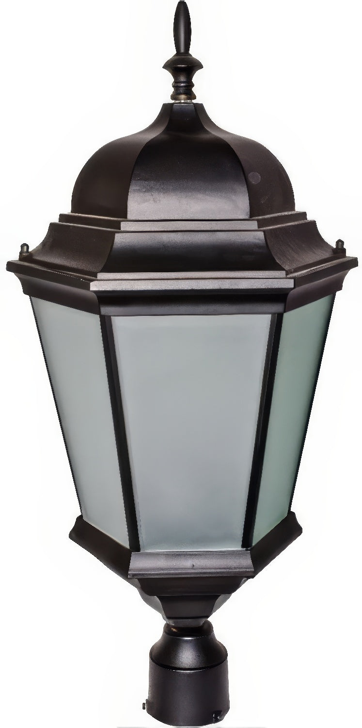 Dabmar Lighting GM235-B-FR black outdoor post light fixture