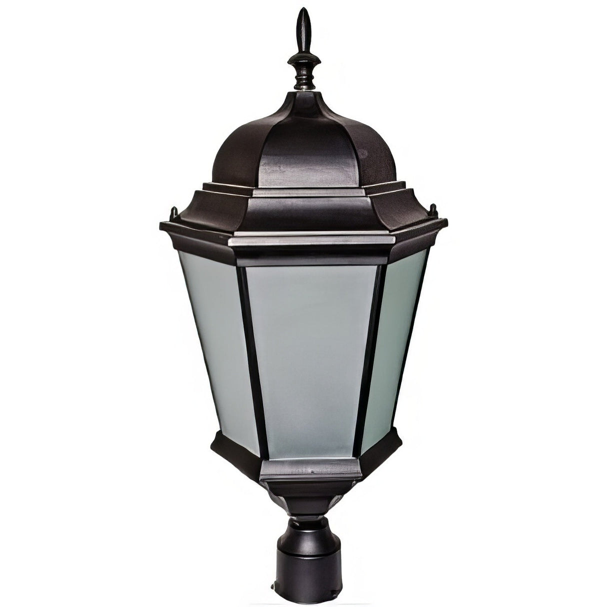 Dabmar Lighting GM235-B/FROST black post top fixture