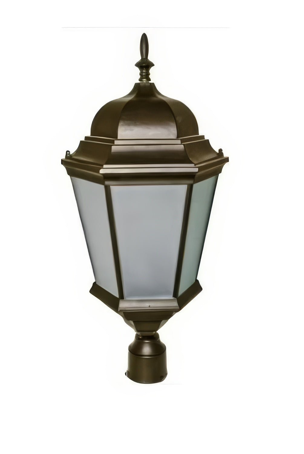 Dabmar Lighting GM235-L30-65K-BZ-FR bronze outdoor post light fixture