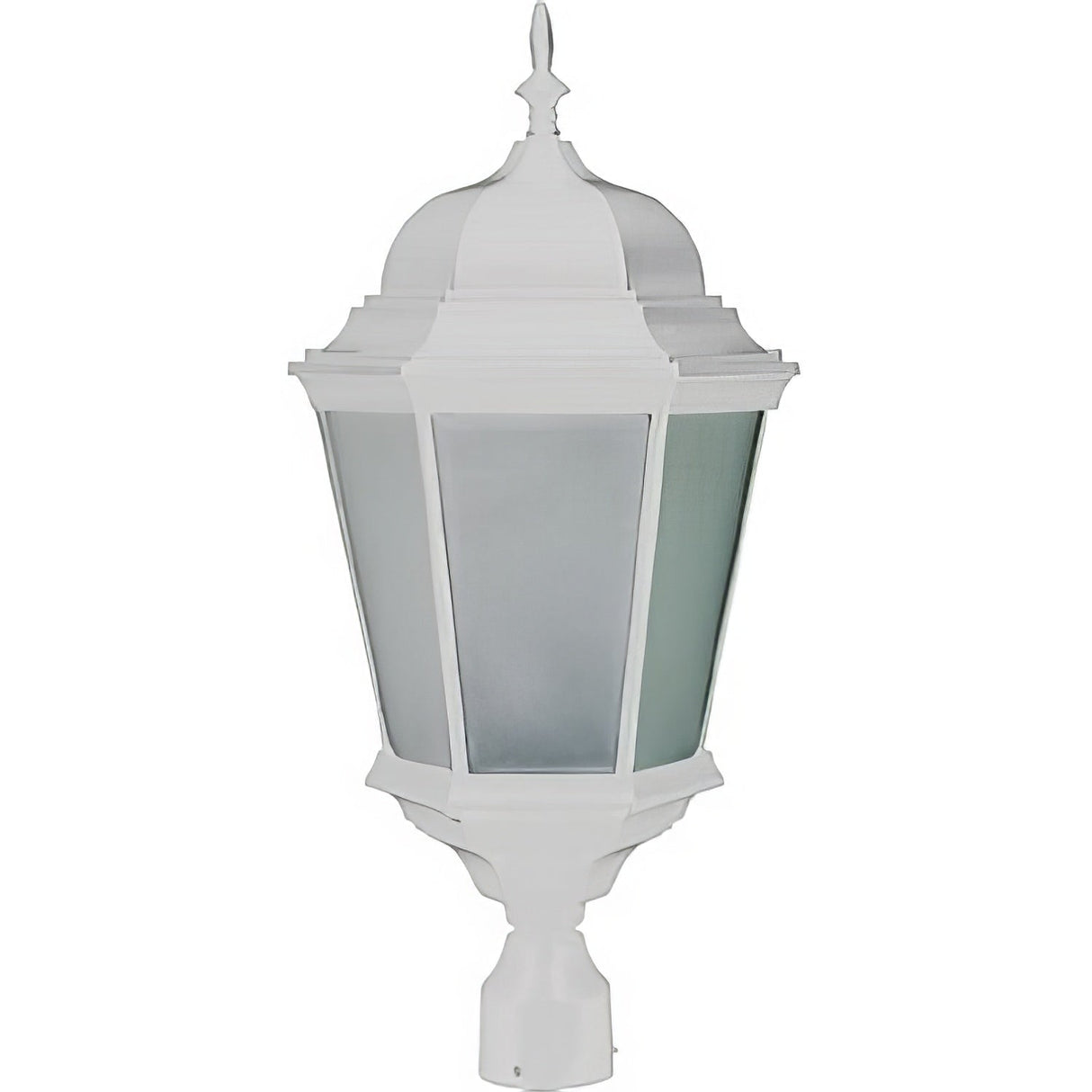 Dabmar Lighting GM236-FROST-W white post top fixture
