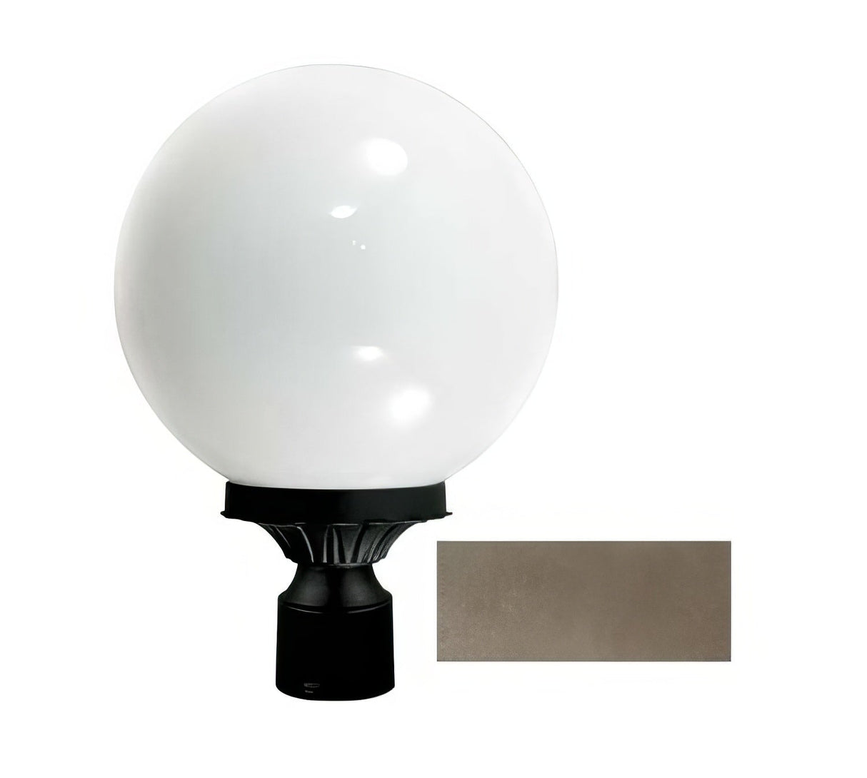 Dabmar Lighting GM240-L6-RGBW-BZ outdoor post light fixture, additional view