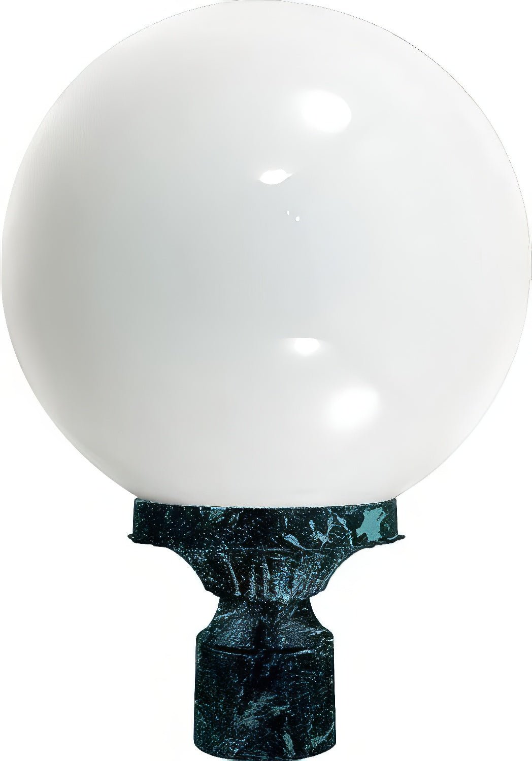 Dabmar Lighting GM240-L6-RGBW-VG outdoor post light fixture in polished brass, additional view