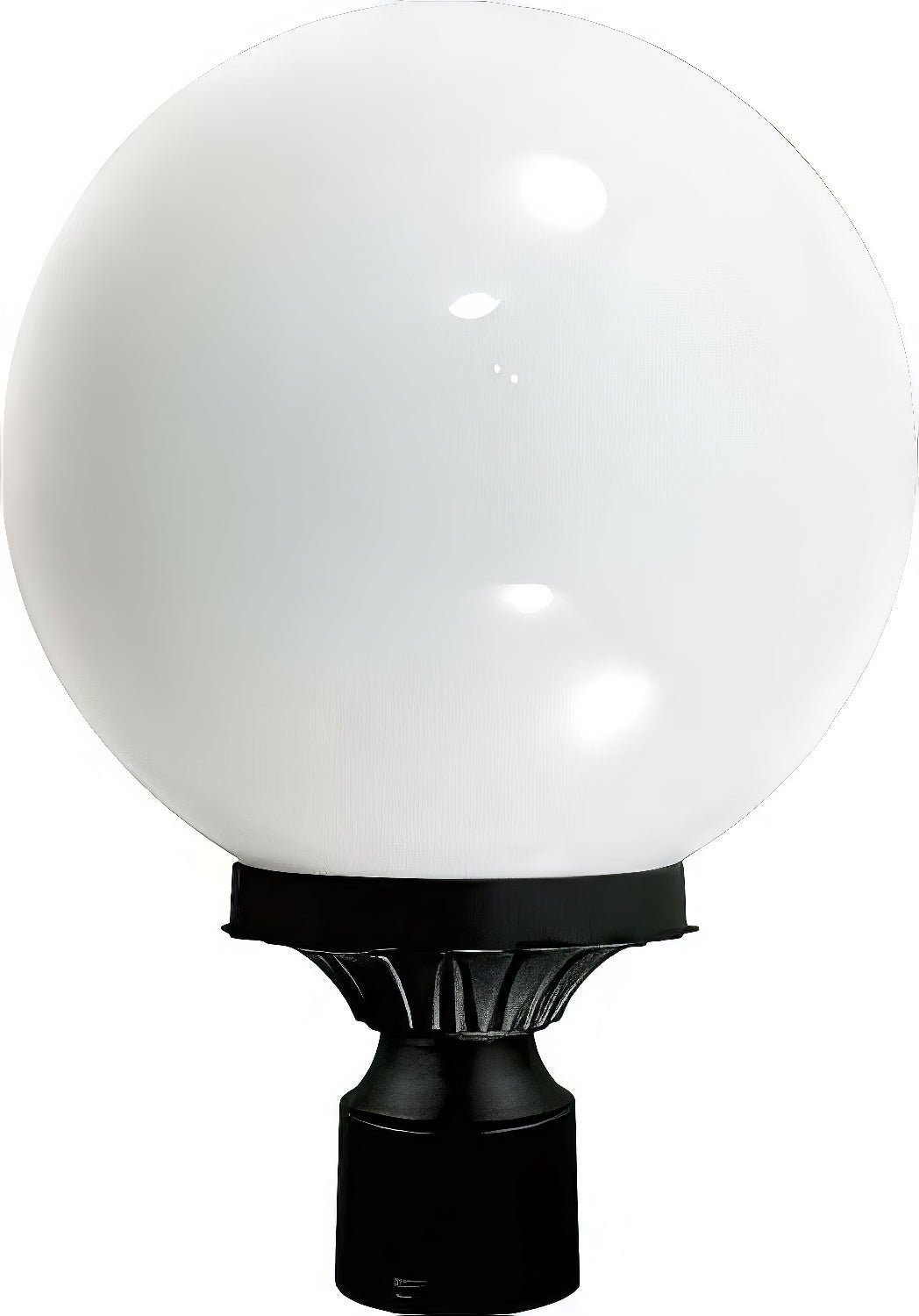 Dabmar Lighting GM240-L9-27K-B black outdoor post light fixture