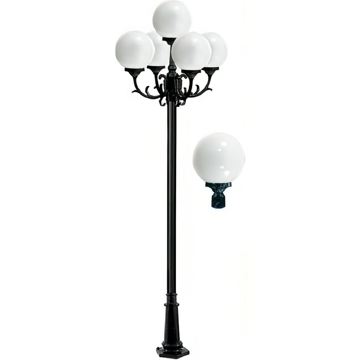 Dabmar Lighting GM2405-LED16-VG verde green post light fixture