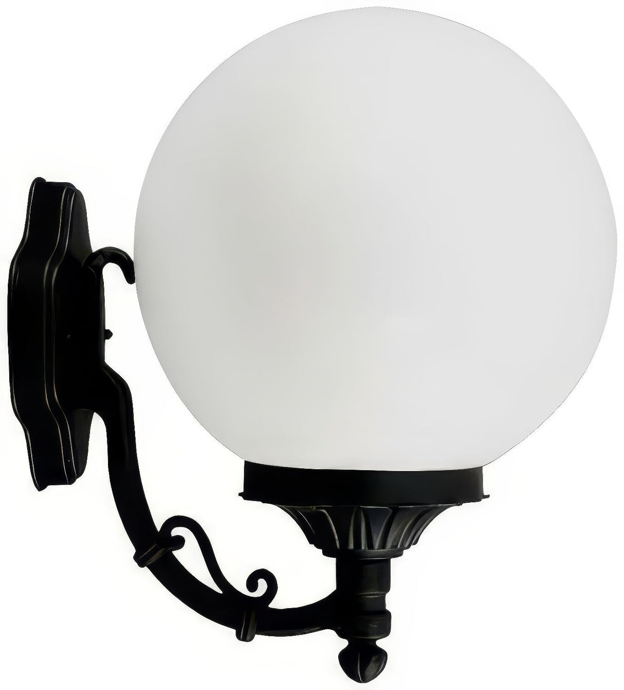 Dabmar Lighting GM245-L6-30K-B black outdoor wall light fixture