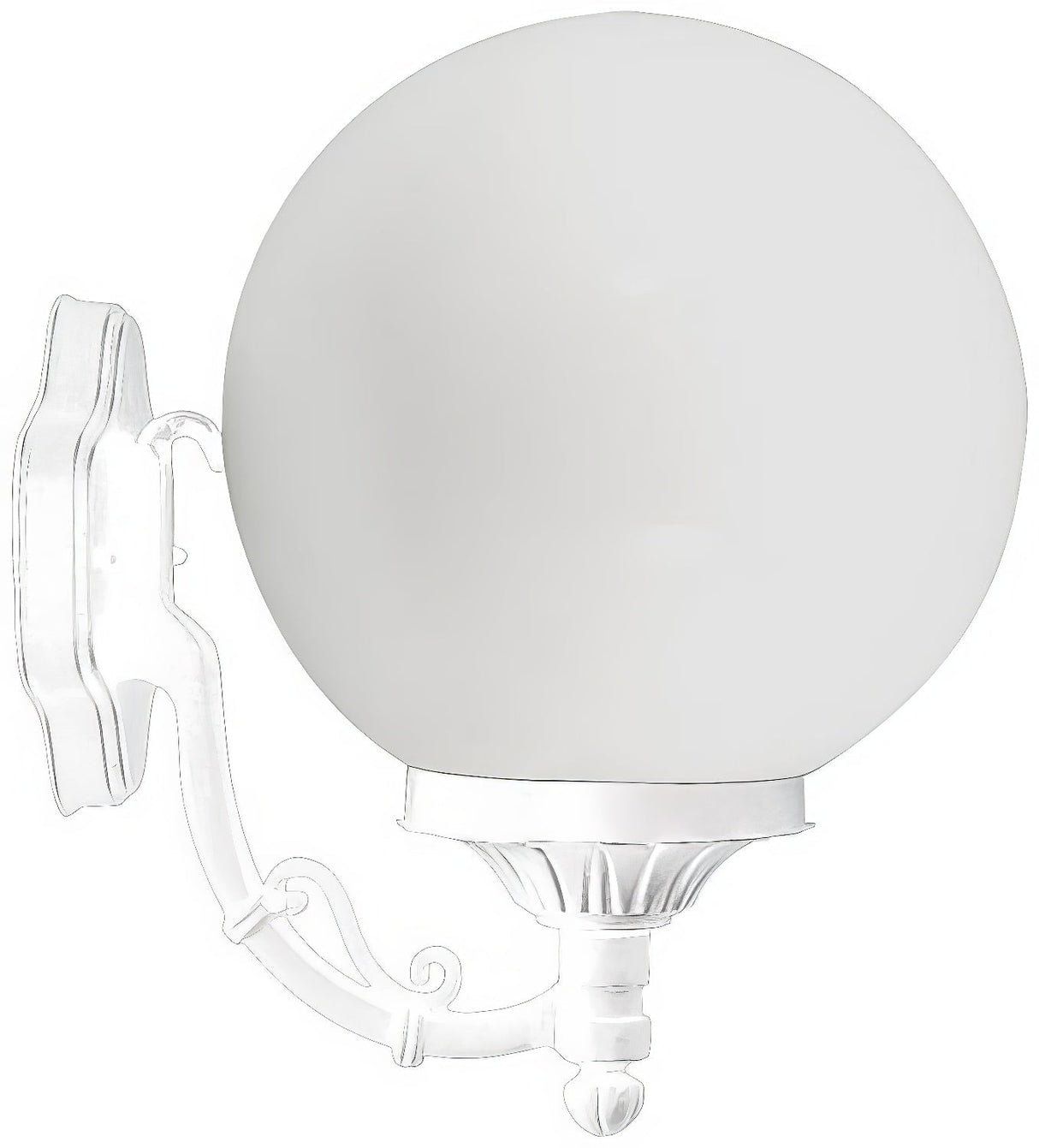 Dabmar Lighting GM245-L9-40K-W white outdoor wall light fixture