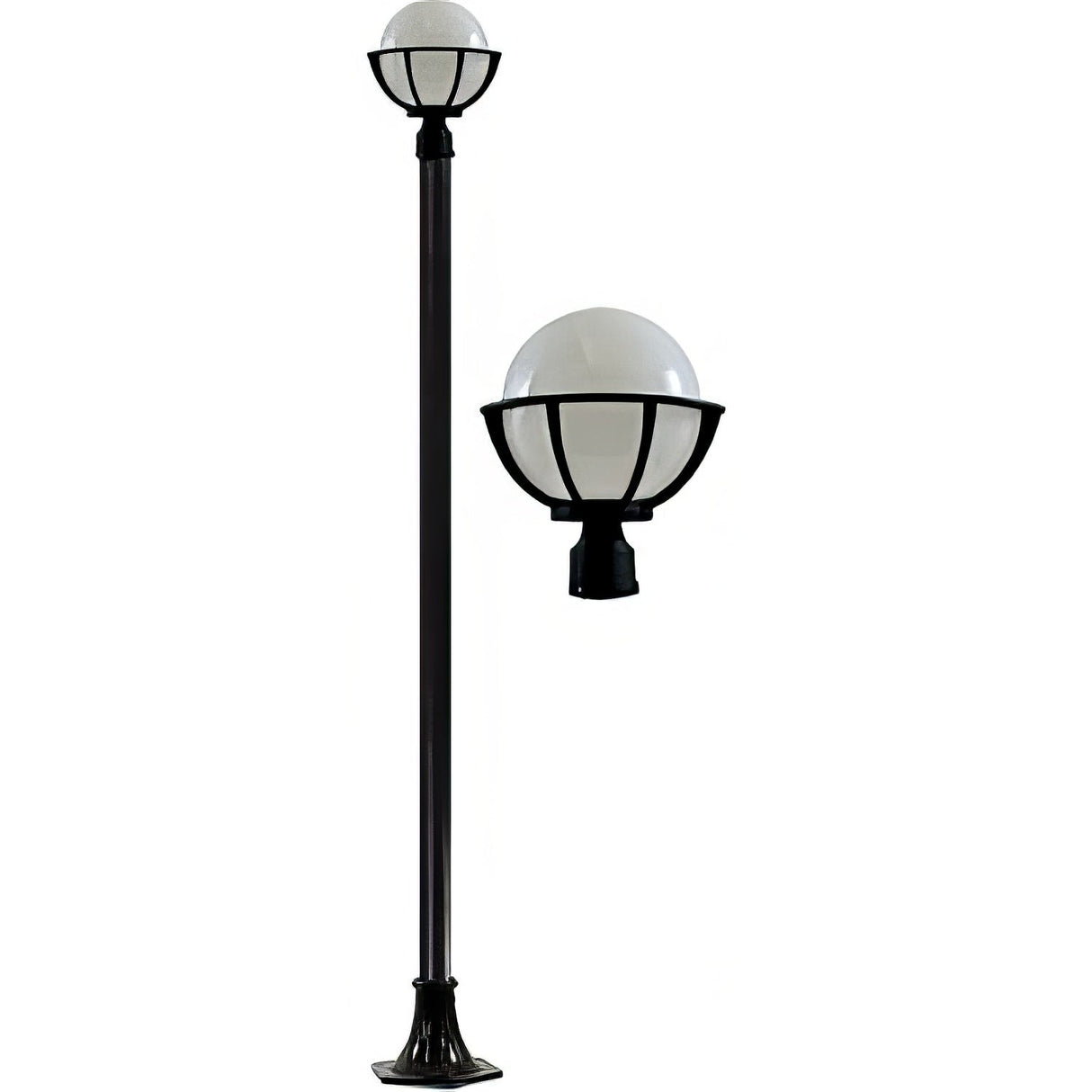 Dabmar Lighting GM2602-B black post light fixture