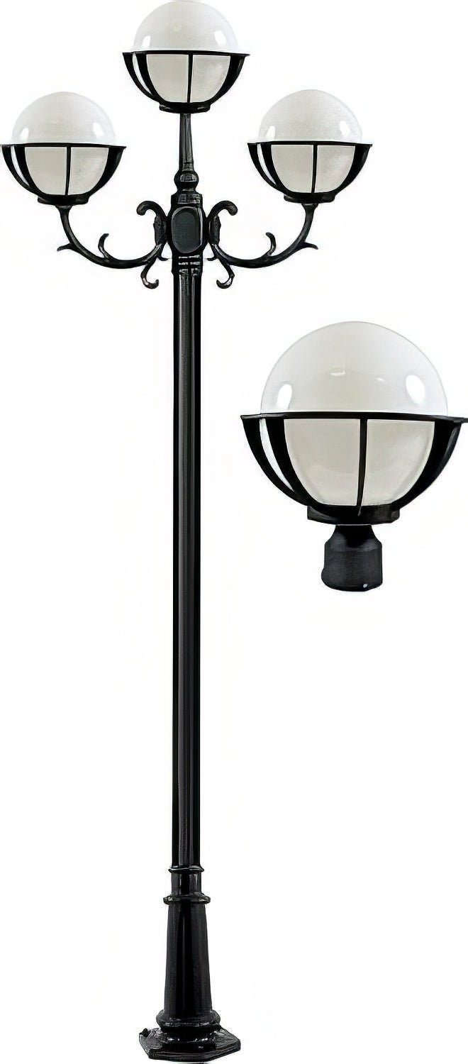 Dabmar Lighting GM2603-B black post light & pole