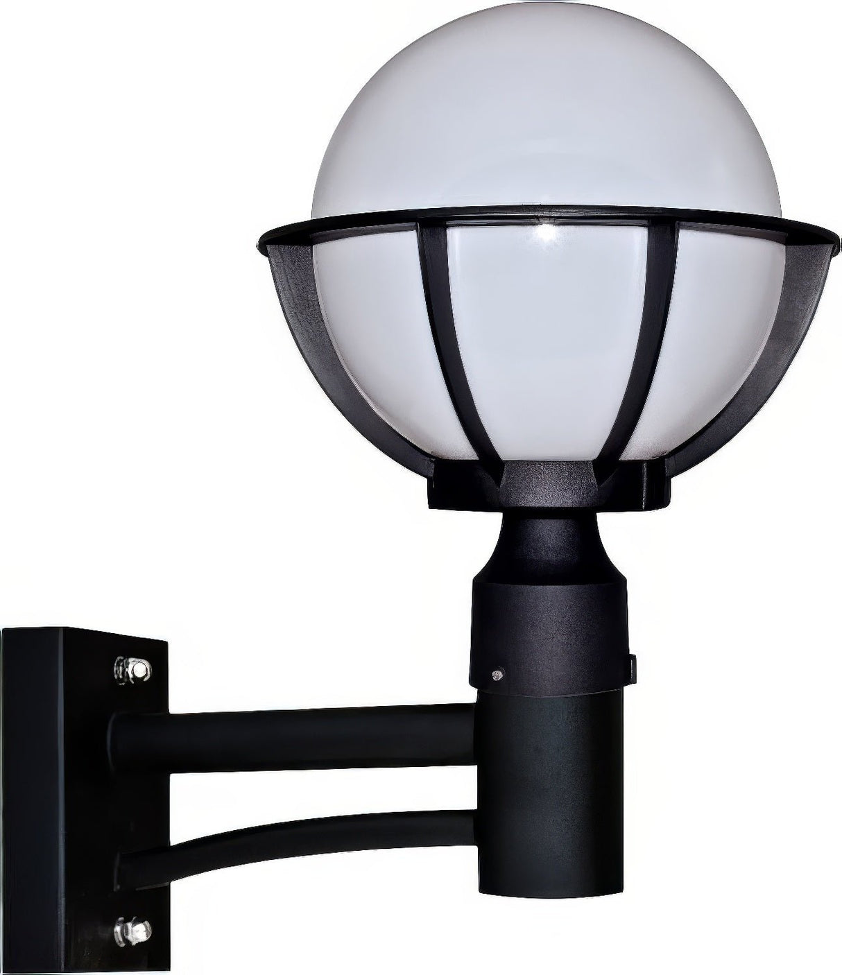 Dabmar Lighting GM265-L6-60K-B black outdoor wall light fixture