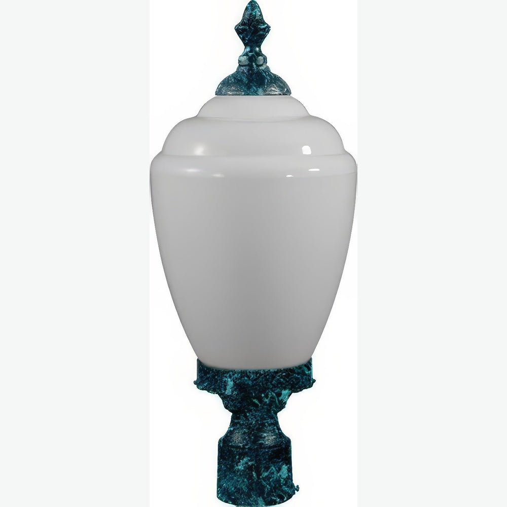 Dabmar Lighting GM285-L18-30K-VG verde green outdoor post light fixture