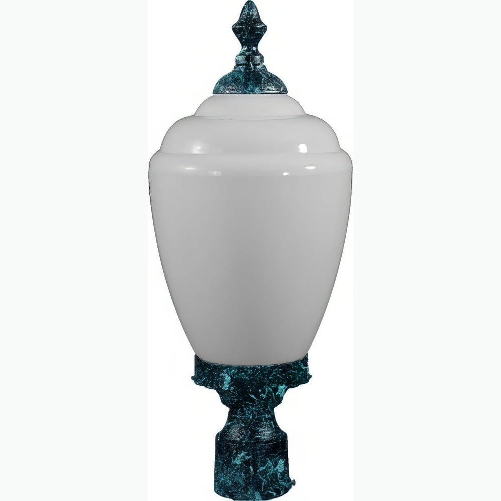 Dabmar Lighting GM285-L18-65K-VG verde green outdoor post light fixture