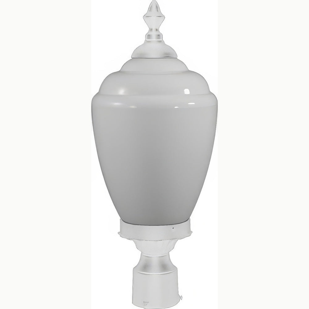 Dabmar Lighting GM285-L6-60K-W white outdoor post light fixture