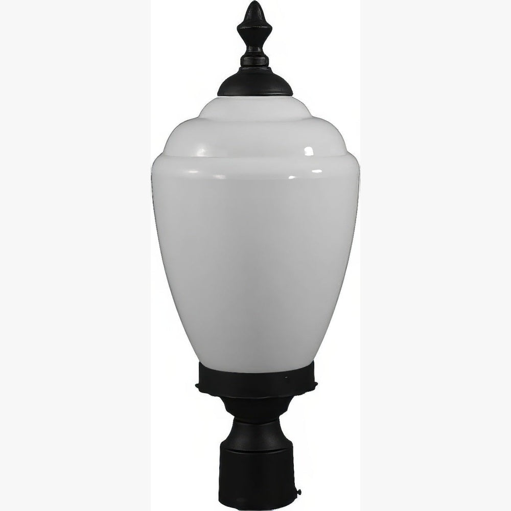 Dabmar Lighting GM285-L6-RGBW-B black outdoor post light fixture
