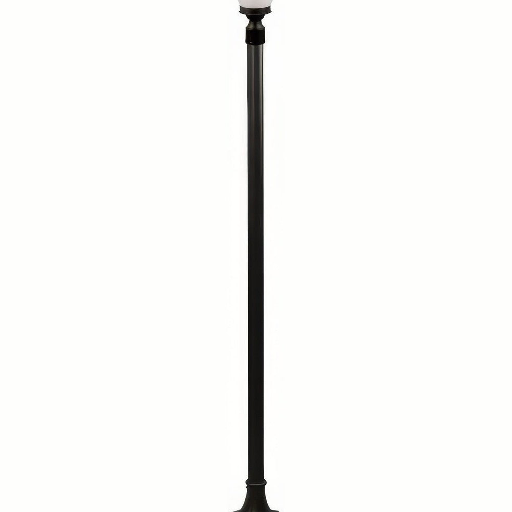 Dabmar Lighting GM2851-L18-65K-B black post light & pole