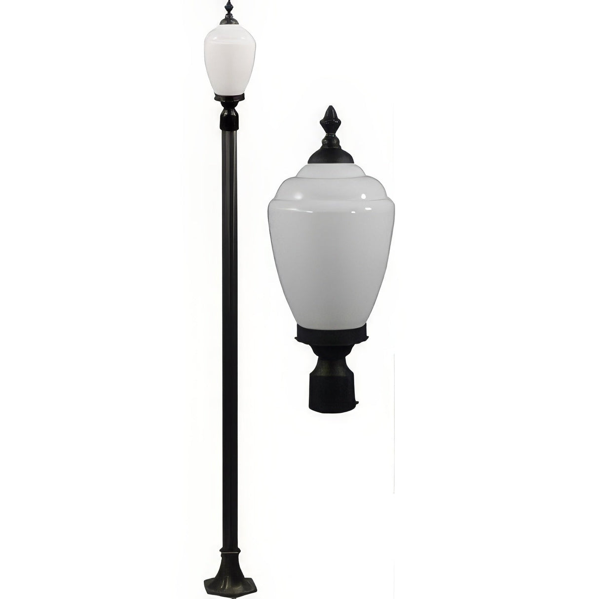 Dabmar Lighting GM4011-B black post light fixture