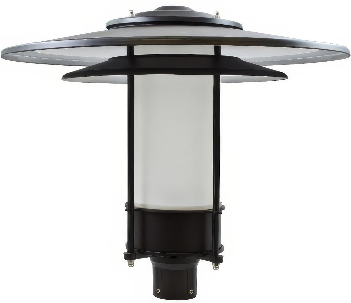 Dabmar Lighting GM510-L20-30K-B-FR black outdoor post light fixture