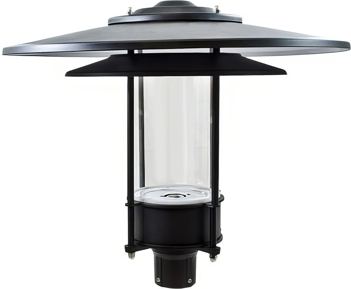 Dabmar Lighting GM510-L20-30K-B black outdoor post light fixture