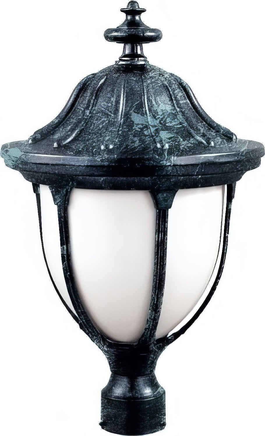 Dabmar Lighting GM552-L6-60K-VG verde green outdoor post light fixture