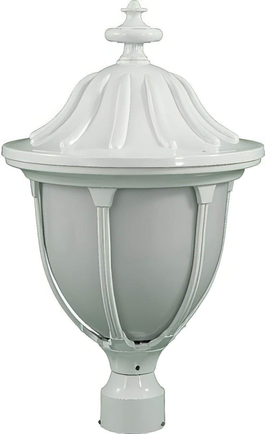 Dabmar Lighting GM552-L6-RGBW-W white outdoor post light fixture