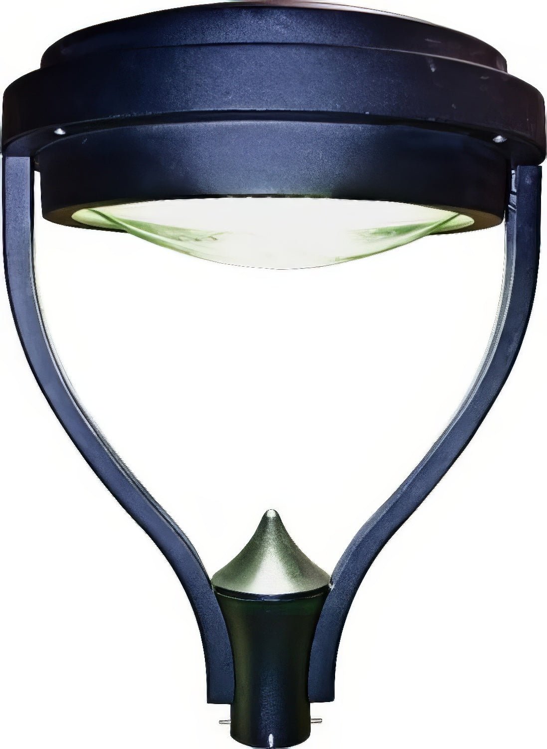 Dabmar Lighting GM570-LB60-50K-B black outdoor post light fixture
