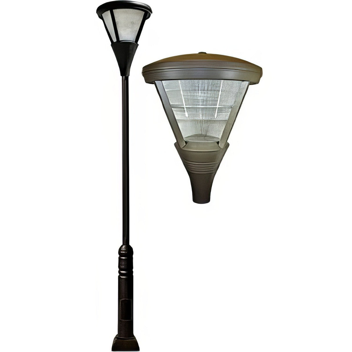 Dabmar Lighting GM5800-LED120-BZ bronze post cone shape fixture