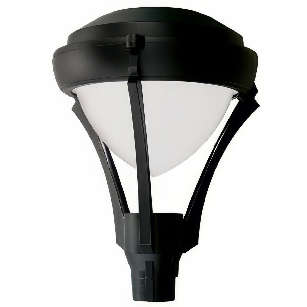 Dabmar Lighting GM594-B-MT-MT Powder Coated Cast Aluminum Post Top Light Fixture Black