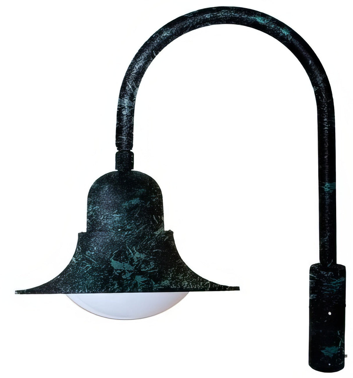 Dabmar Lighting GM611-L20-50K-VG verde green outdoor post light fixture