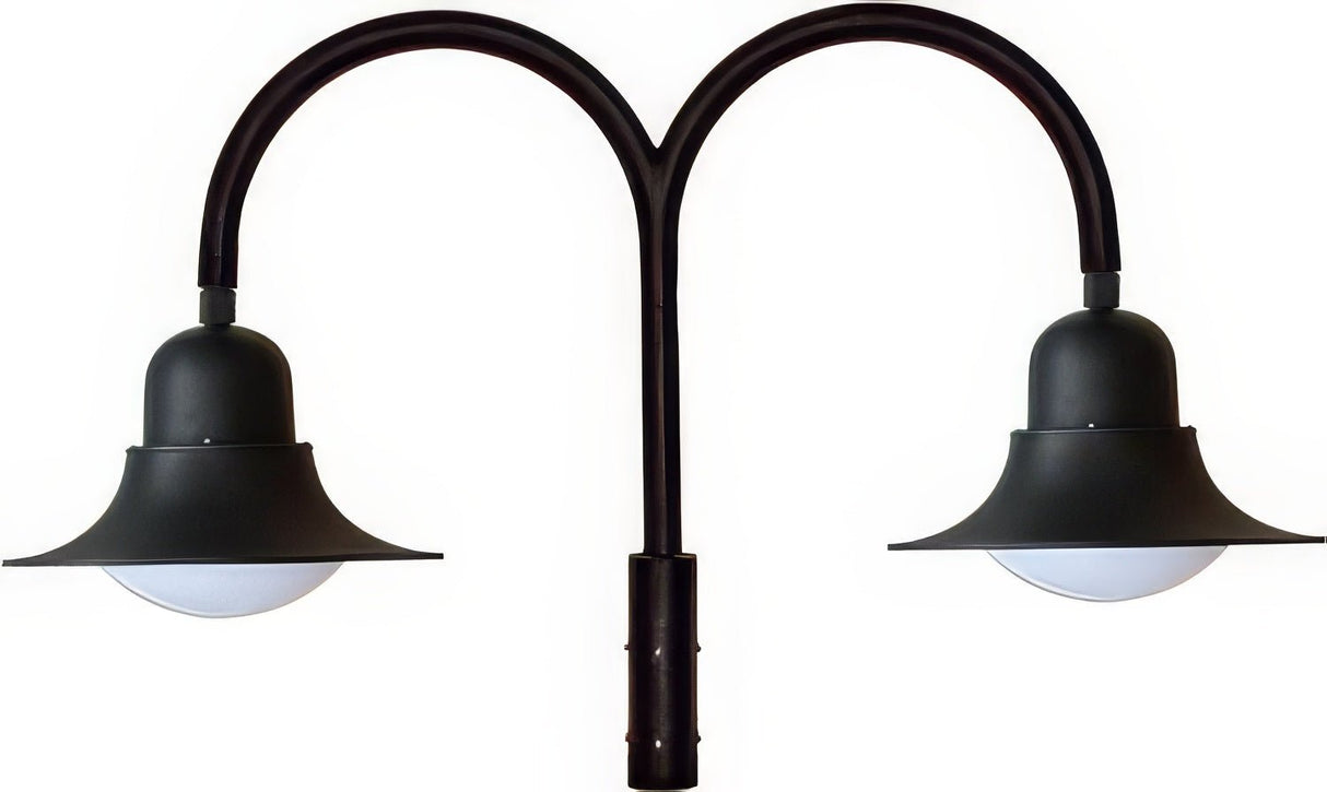 Dabmar Lighting GM621-L40-50K-B black outdoor post light fixture