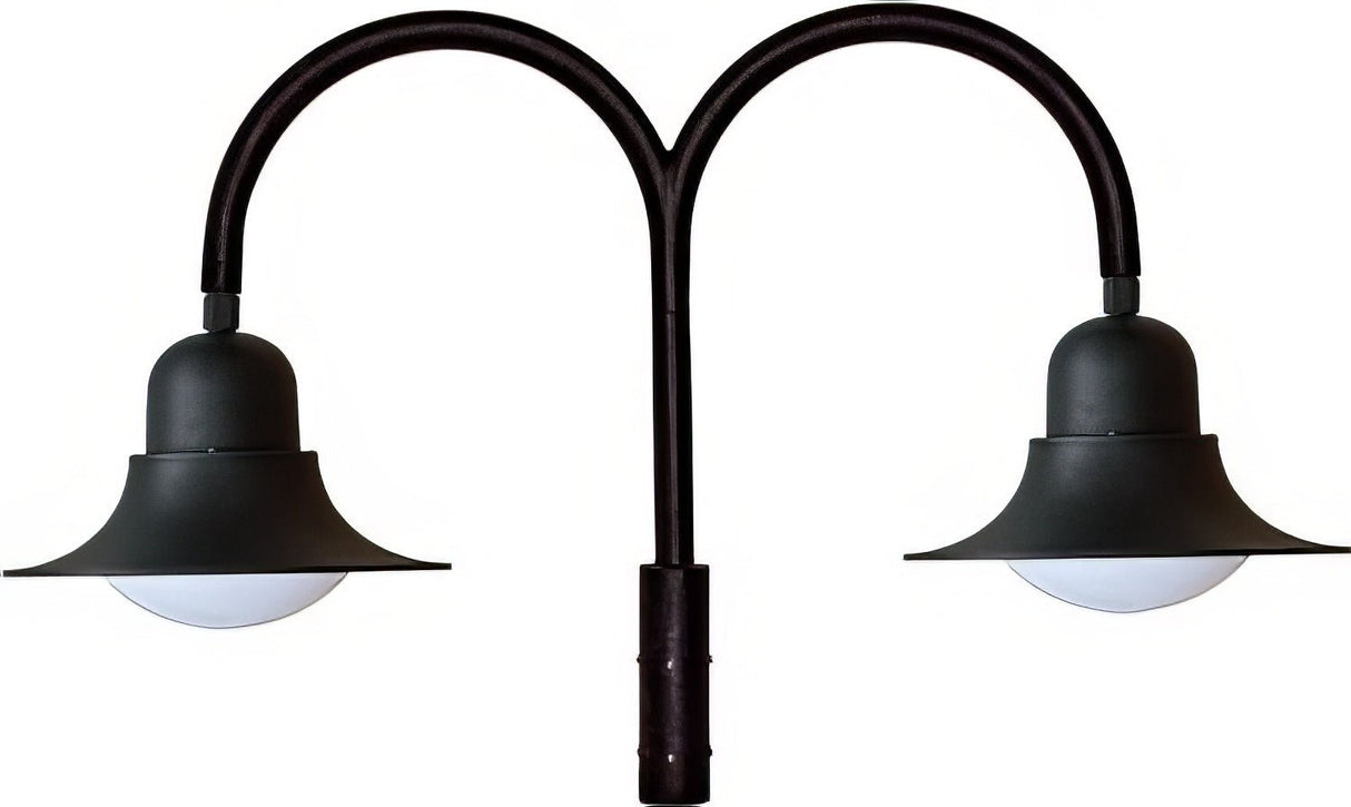 Dabmar Lighting GM621-L60-65K-B black outdoor post light fixture