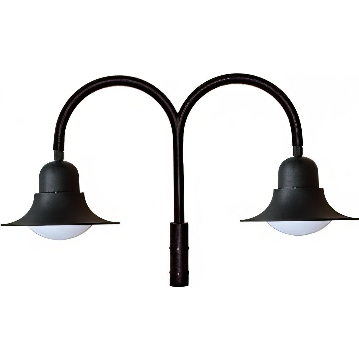 Dabmar Lighting GM626-B Powder Coated Cast Aluminum Post Top Light Fixture Black