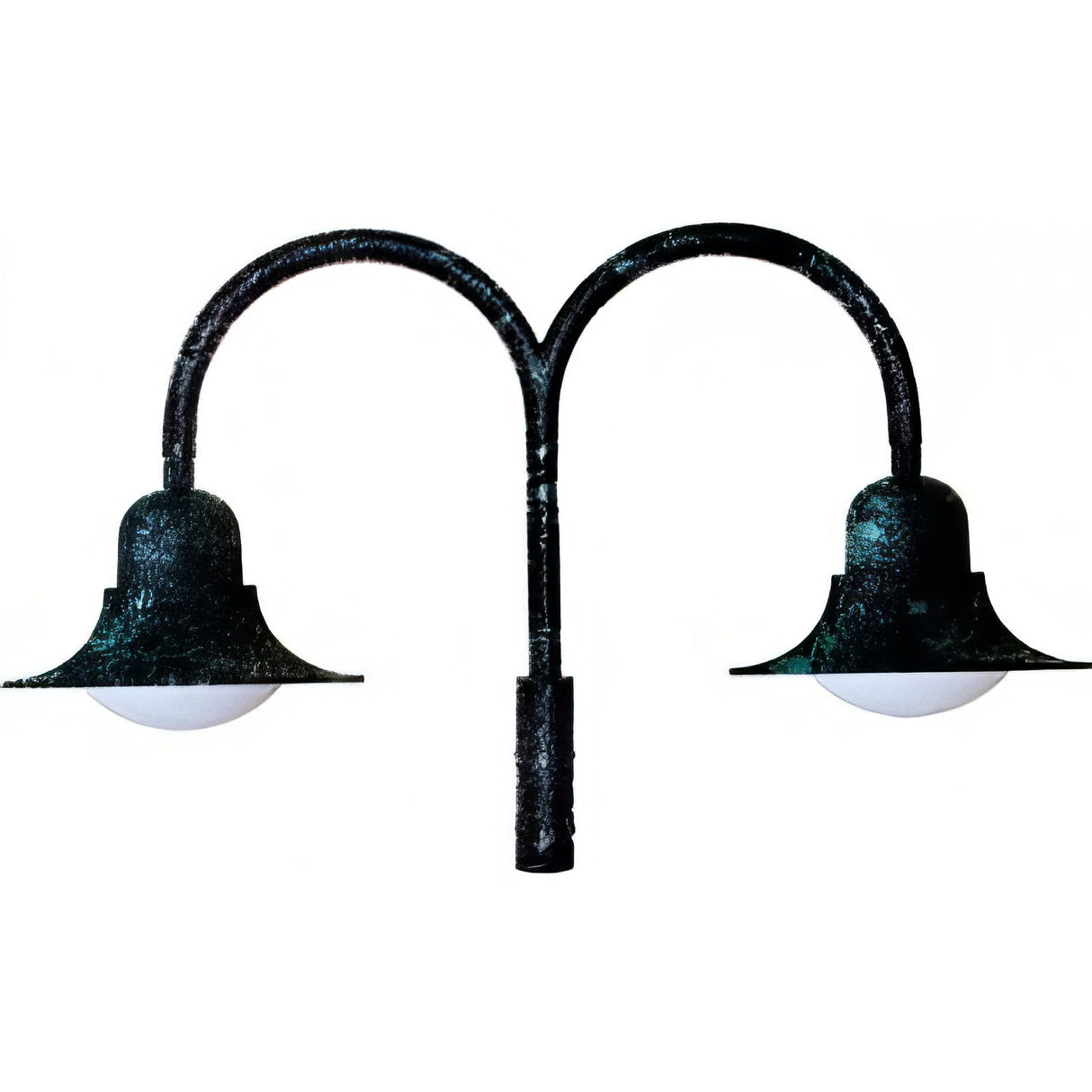 Dabmar Lighting GM626-VG Powder Coated Cast Aluminum Post Top Light Fixture Verde Green