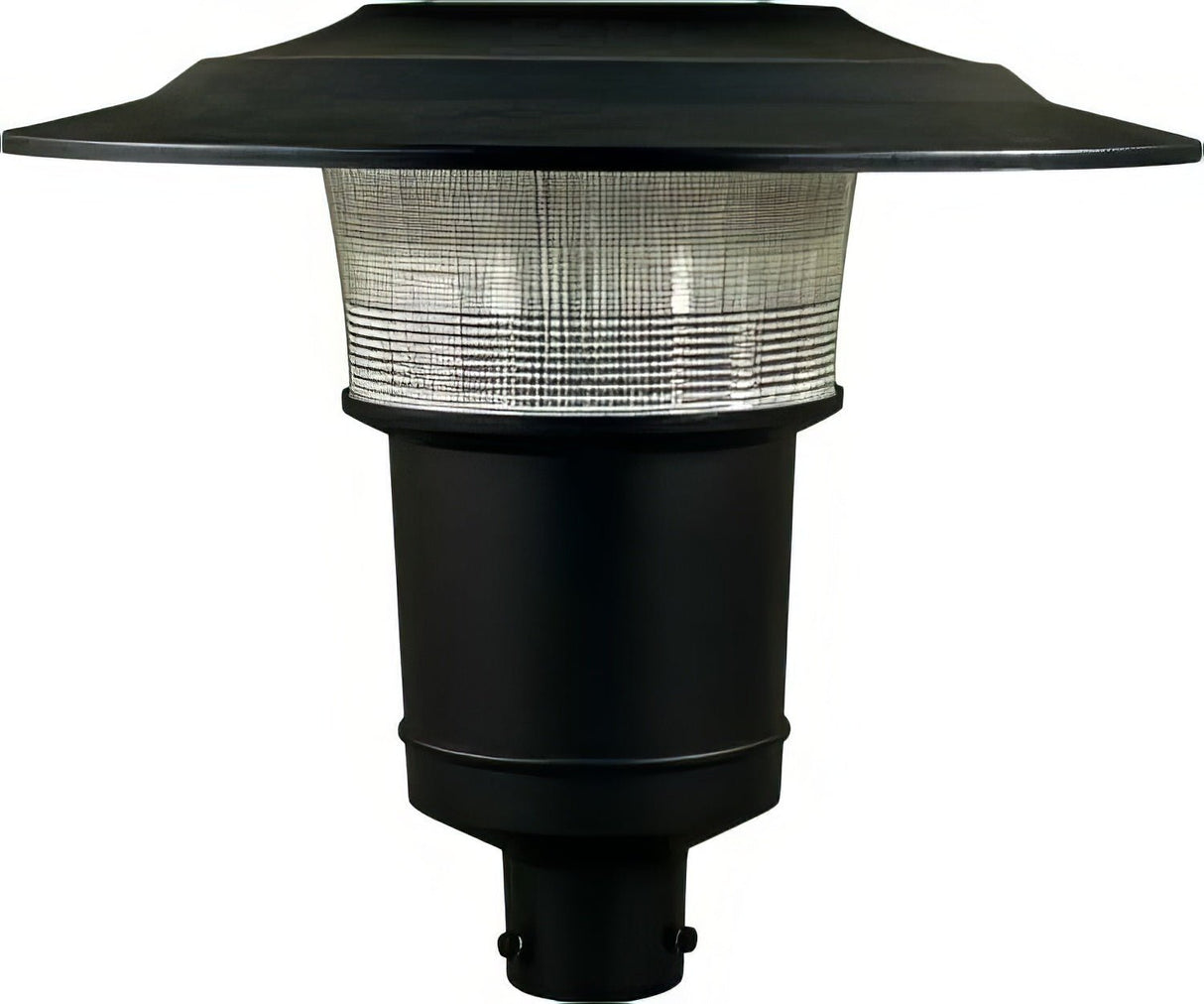 Dabmar Lighting GM655-L30-65K-B black outdoor post light fixture