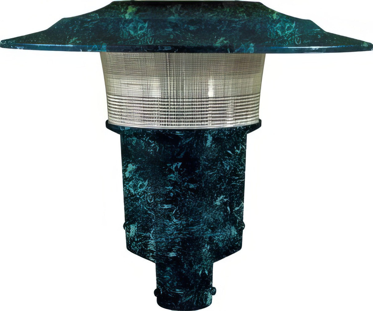 Dabmar Lighting GM655-L30-65K-VG verde green outdoor post light fixture