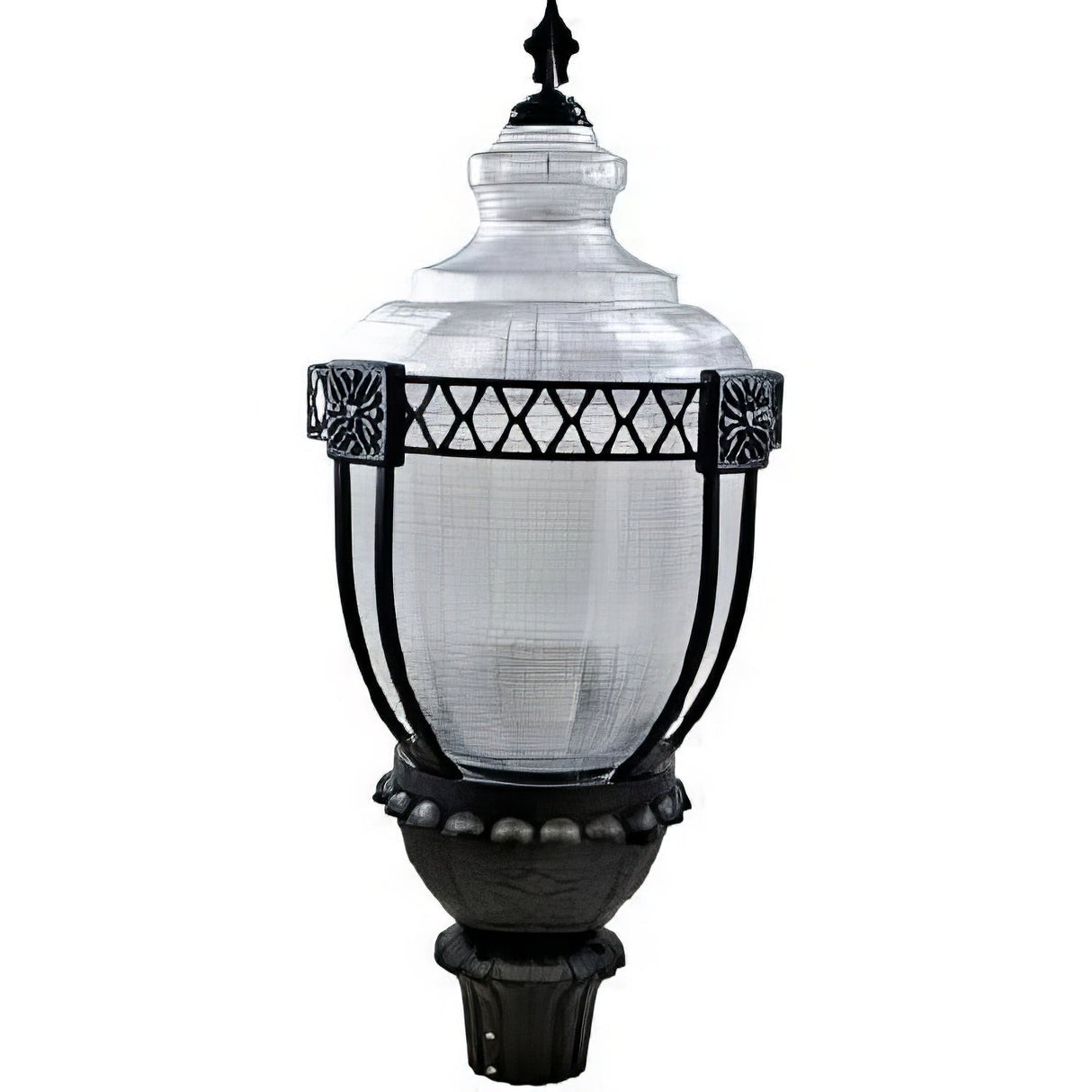 Dabmar Lighting GM660-B black acorn post top fixture