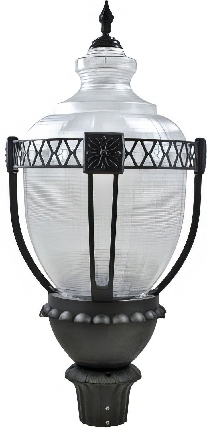 Dabmar Lighting GM660-L80-40K-B black outdoor post light fixture