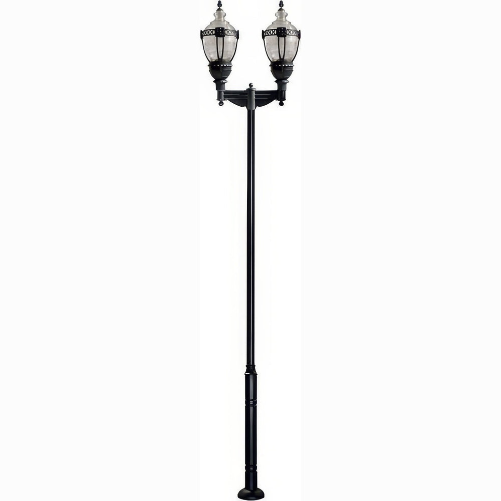 Dabmar Lighting GM6602-B black post light & pole