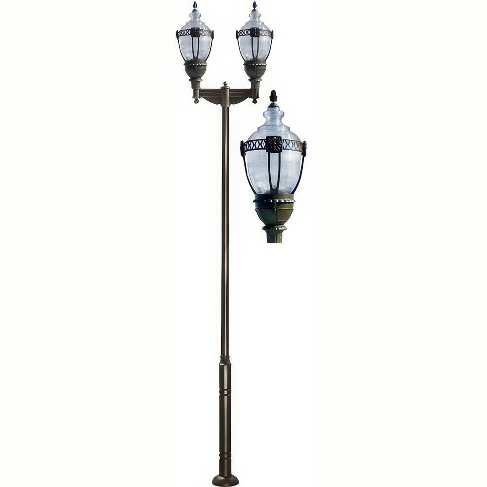 Dabmar Lighting GM6602-L126-50K-BZ bronze post light & pole