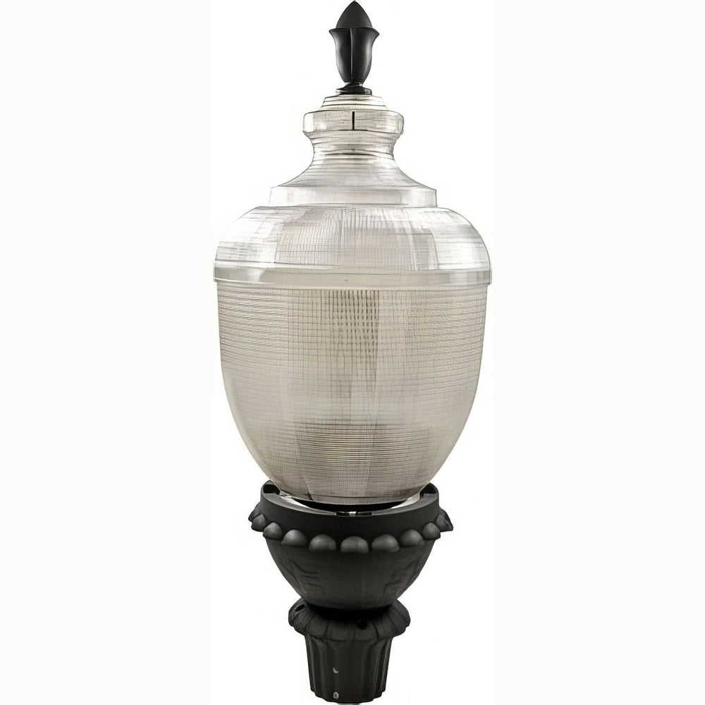 Dabmar Lighting GM680-L80-50K-B black outdoor post light fixture