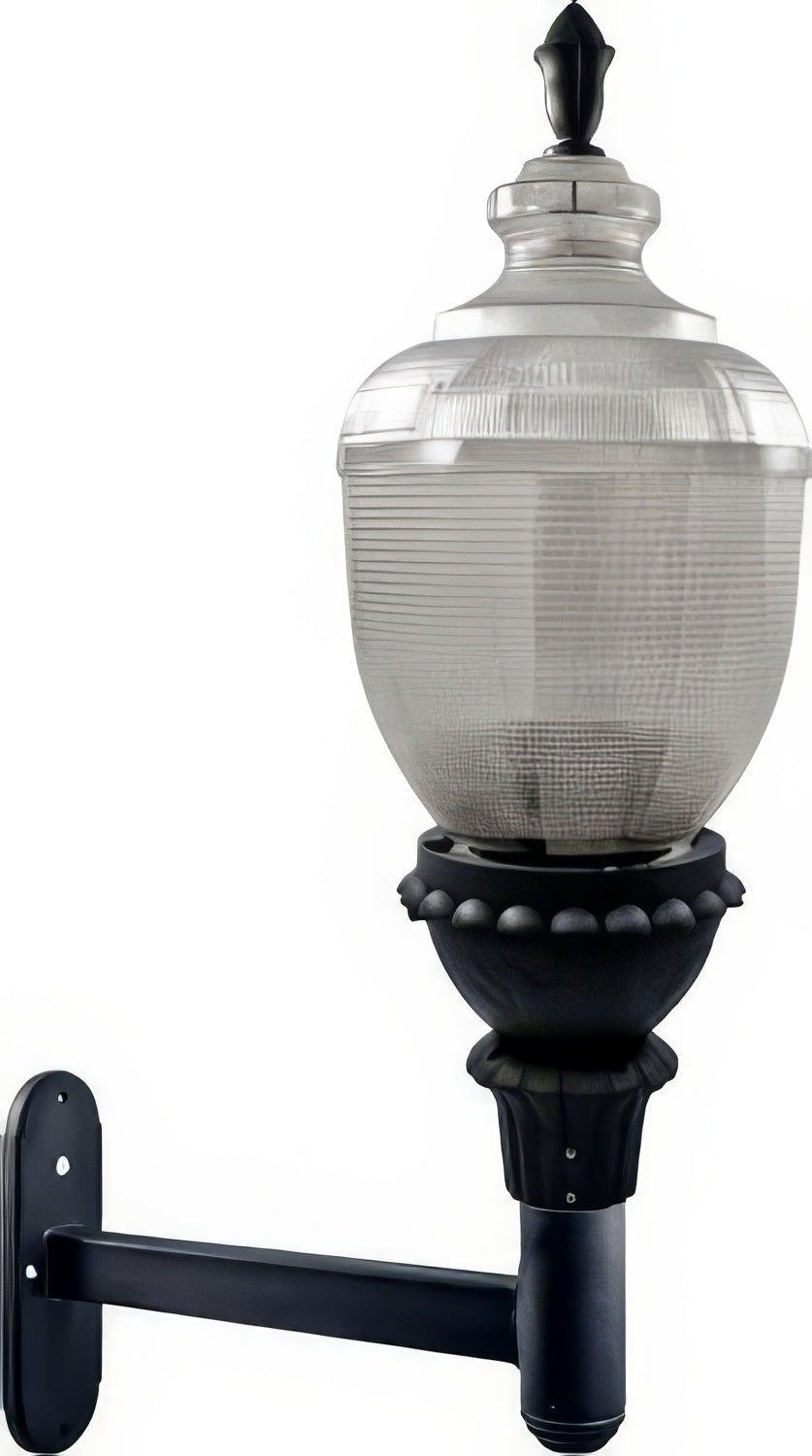 Dabmar Lighting GM690-L80-50K-B black outdoor wall light fixture