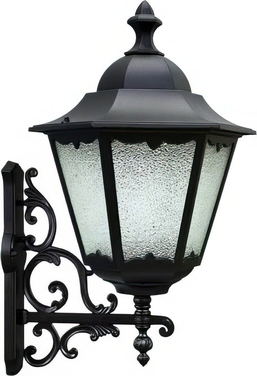 Dabmar Lighting GM802-L30-65K-B black outdoor wall light fixture