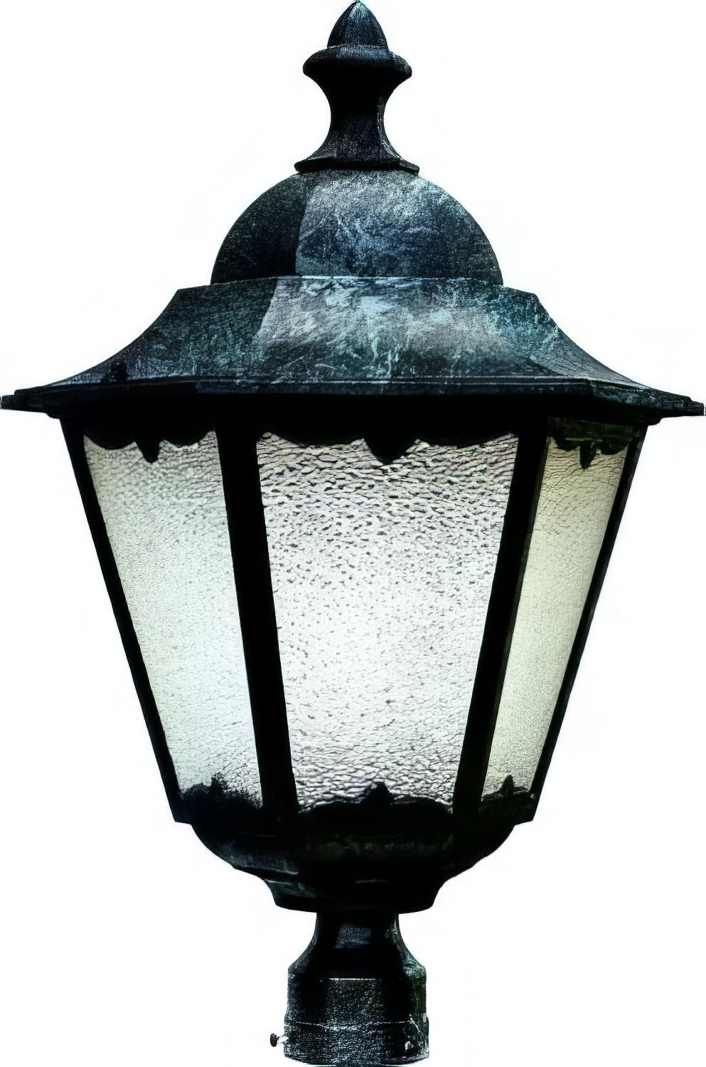Dabmar Lighting GM812-L20-30K-VG verde green outdoor post light fixture