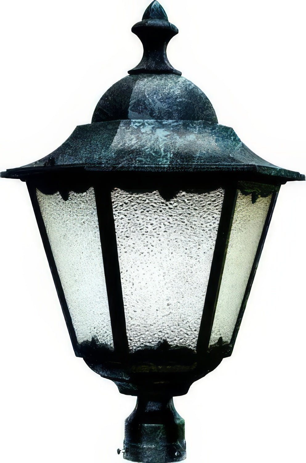 Dabmar Lighting GM812-L30-65K-VG verde green outdoor post light fixture