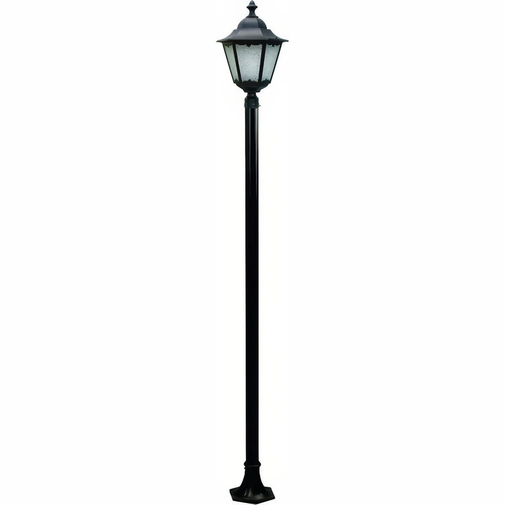 Dabmar Lighting GM8121-L20-50K-B black post light & pole