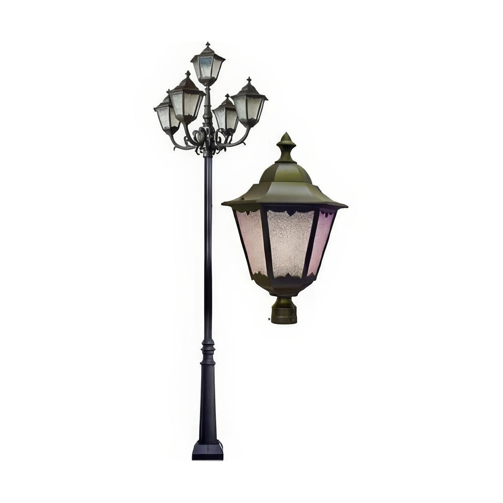 Dabmar Lighting GM8150-LED30-BZ bronze lantern light fixture