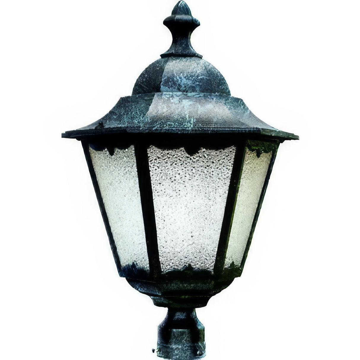 Dabmar Lighting GM892-VG-MT-MT Powder Coated Cast Aluminum Post Top Light Fixture Verde Green