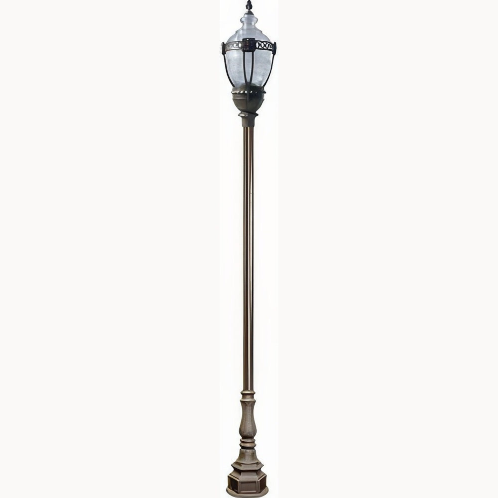 Dabmar Lighting GM8931-L54-30K-BZ bronze post light & pole