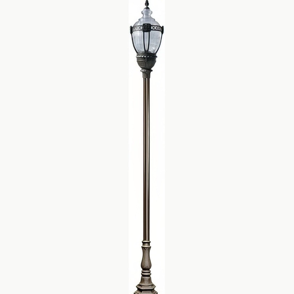 Dabmar Lighting GM8931-L54-40K-BZ bronze post light & pole